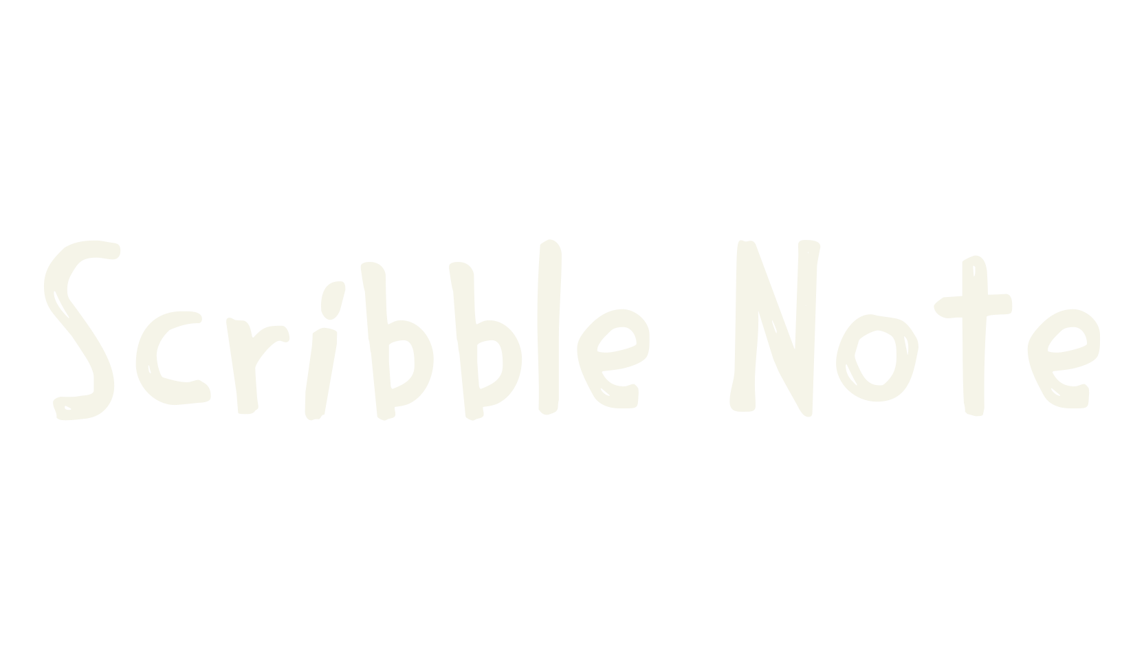 Scribble Note, fashion script font preview