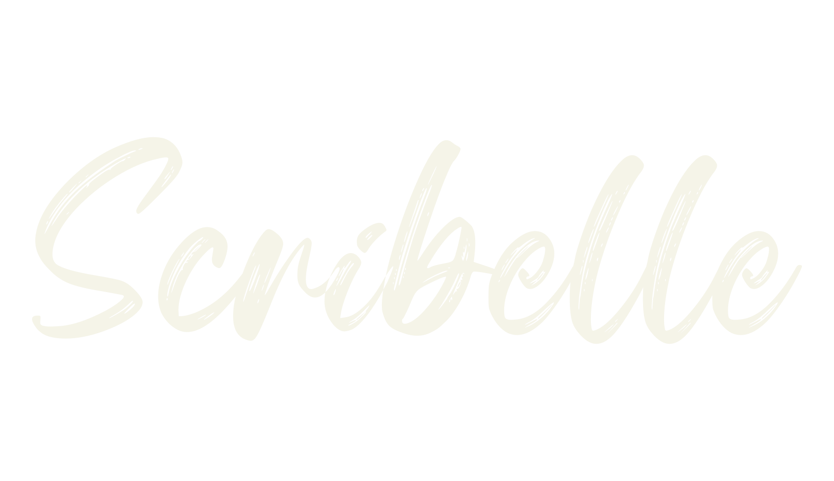 Scribelle, handwriting font preview