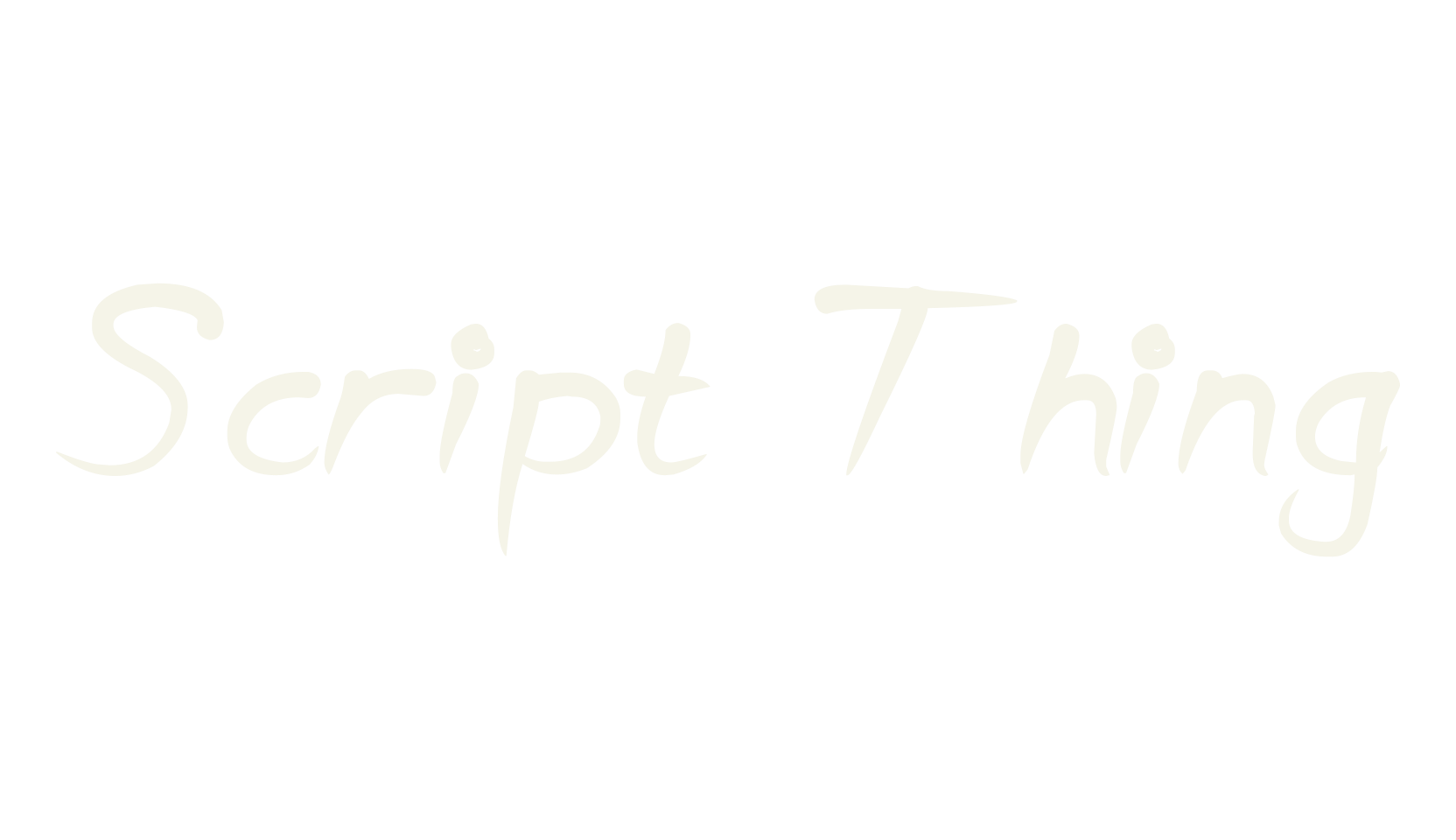 Script Thing, fashion script font preview