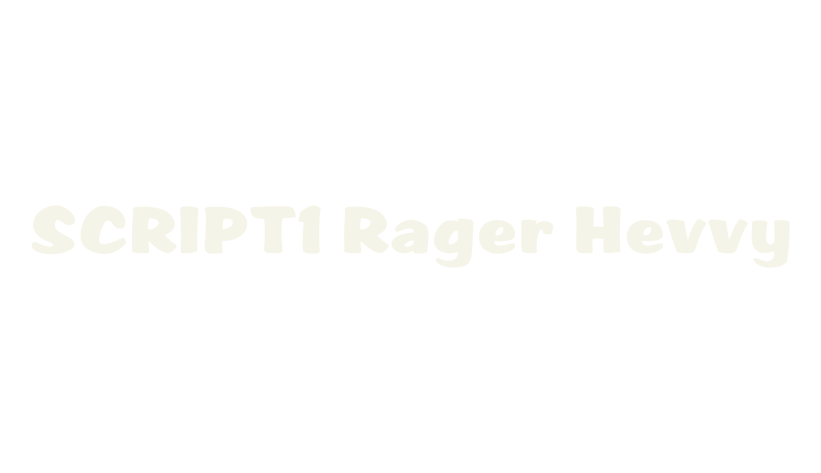 SCRIPT1 Rager Hevvy, fashion script font preview