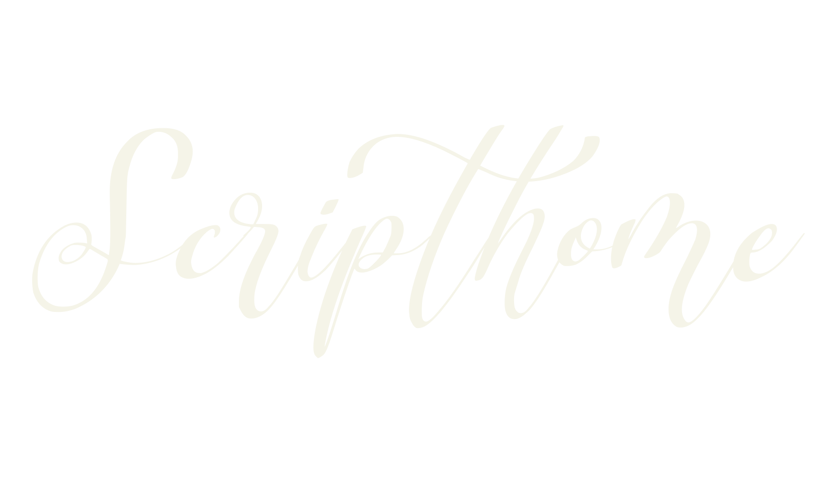 Scripthome, fancy font preview