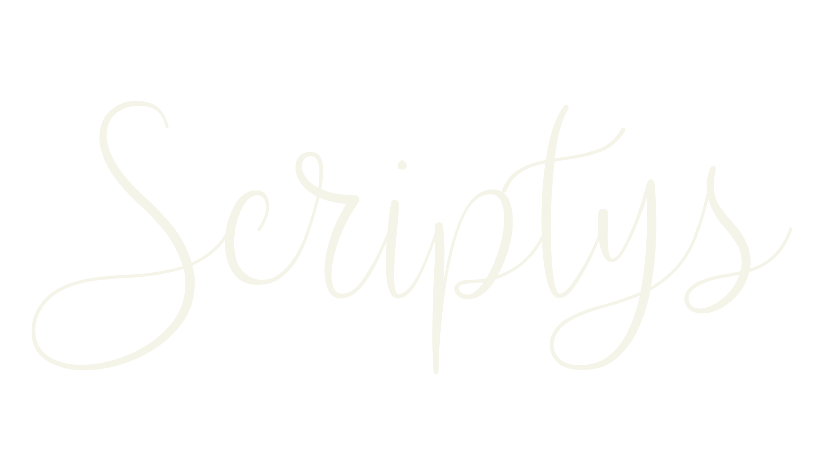 Scriptys, calligraphy font preview