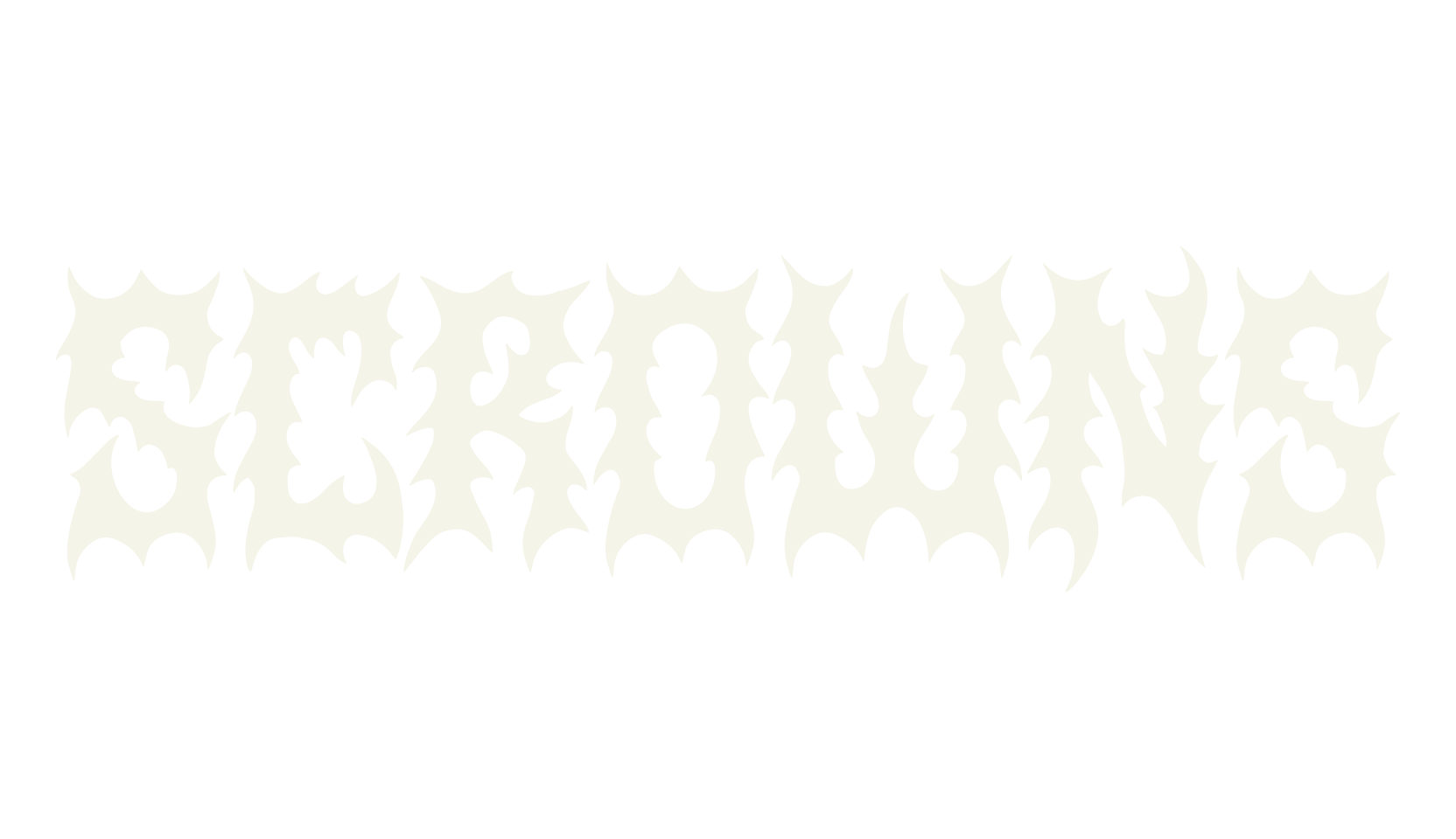 Scrowns, death metal font preview
