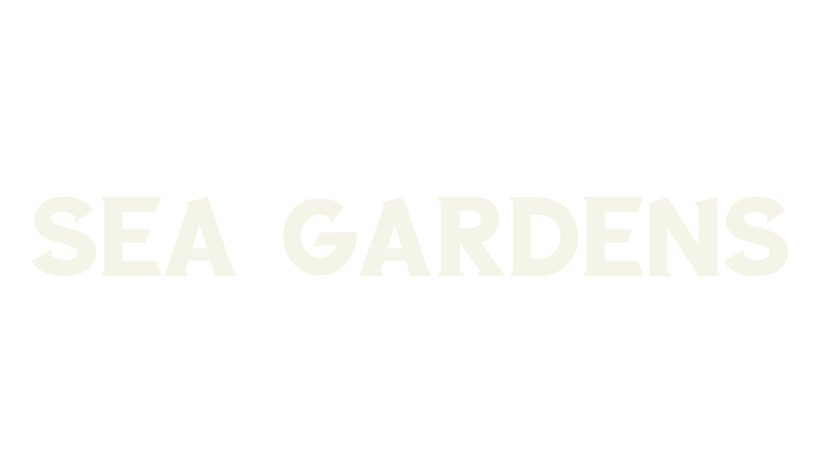 SEA GARDENS, serif font preview