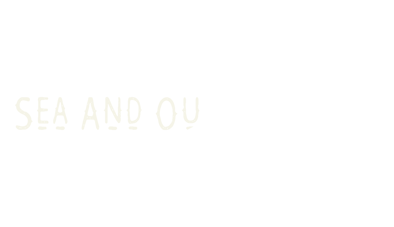 Sea And Oudra Rough, retro font preview