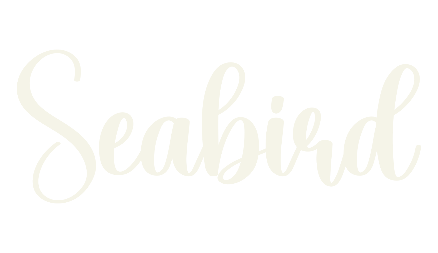 Seabird, calligraphy font preview