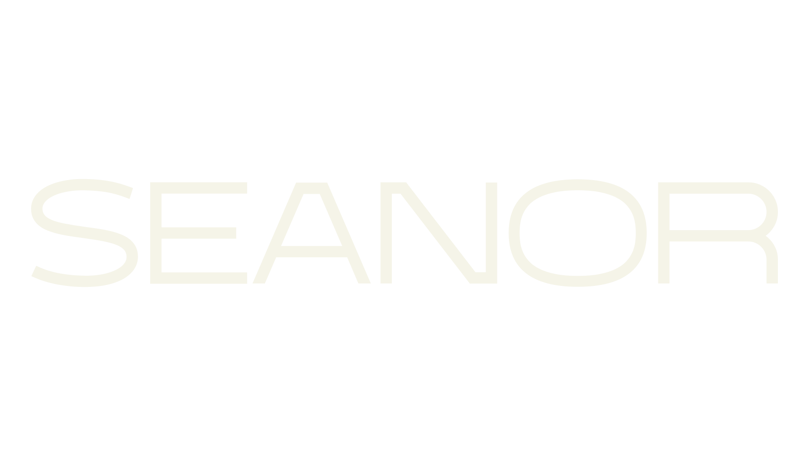 Seanor, logo font preview