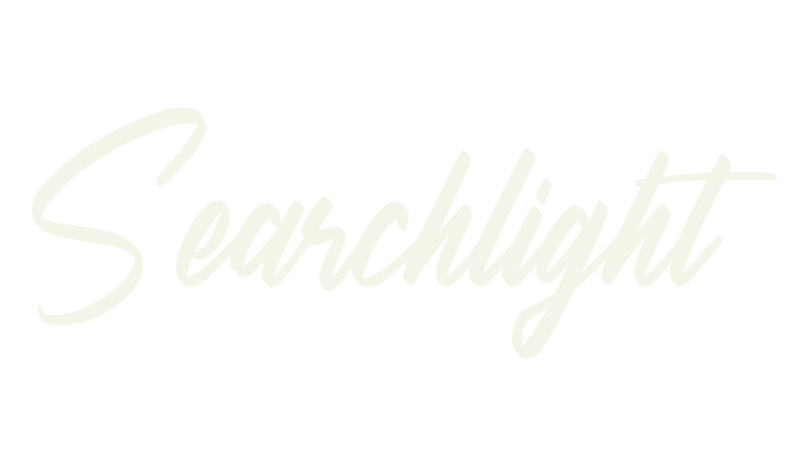 Searchlight, lettering font preview