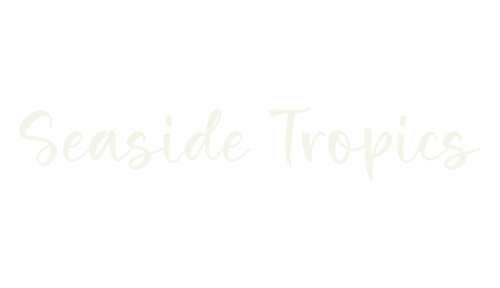 Seaside Tropics, fashion script font preview