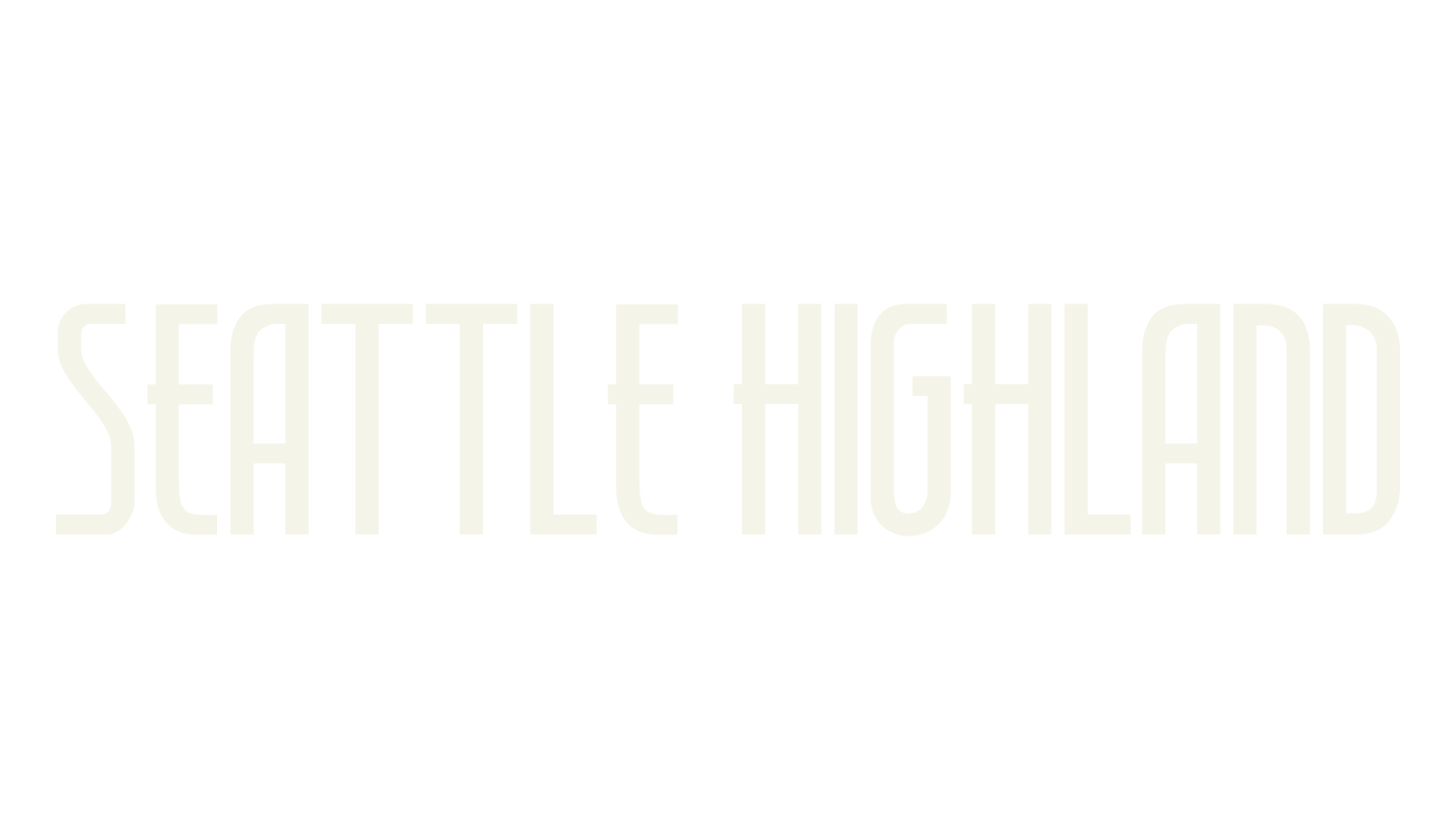 Seattle Highland, sans font preview