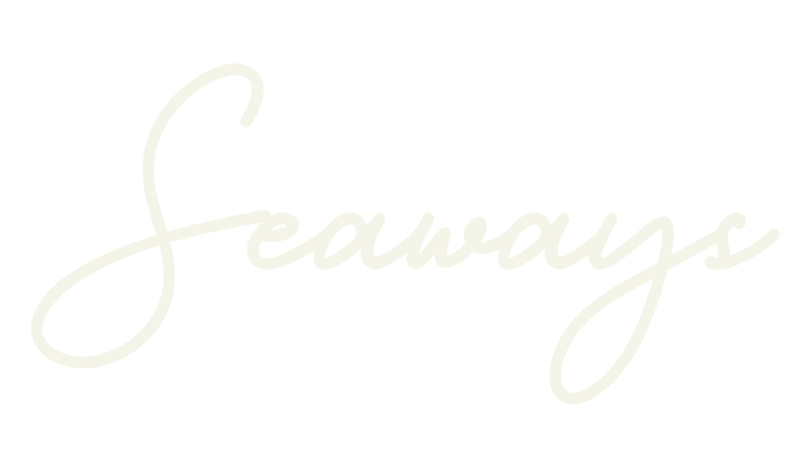 Seaways, calligraphy font preview