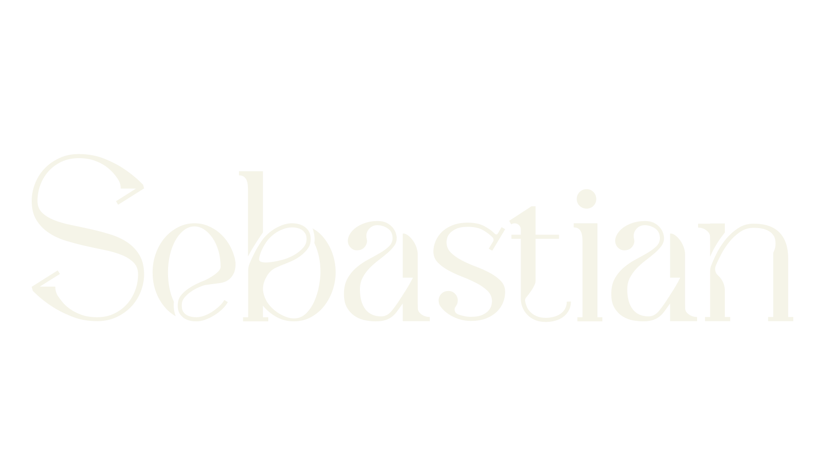 Sebastian, fashion script font preview