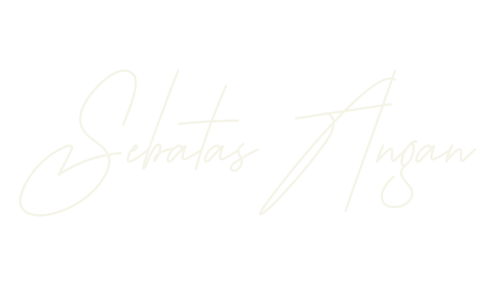 Sebatas Angan, handwriting font preview