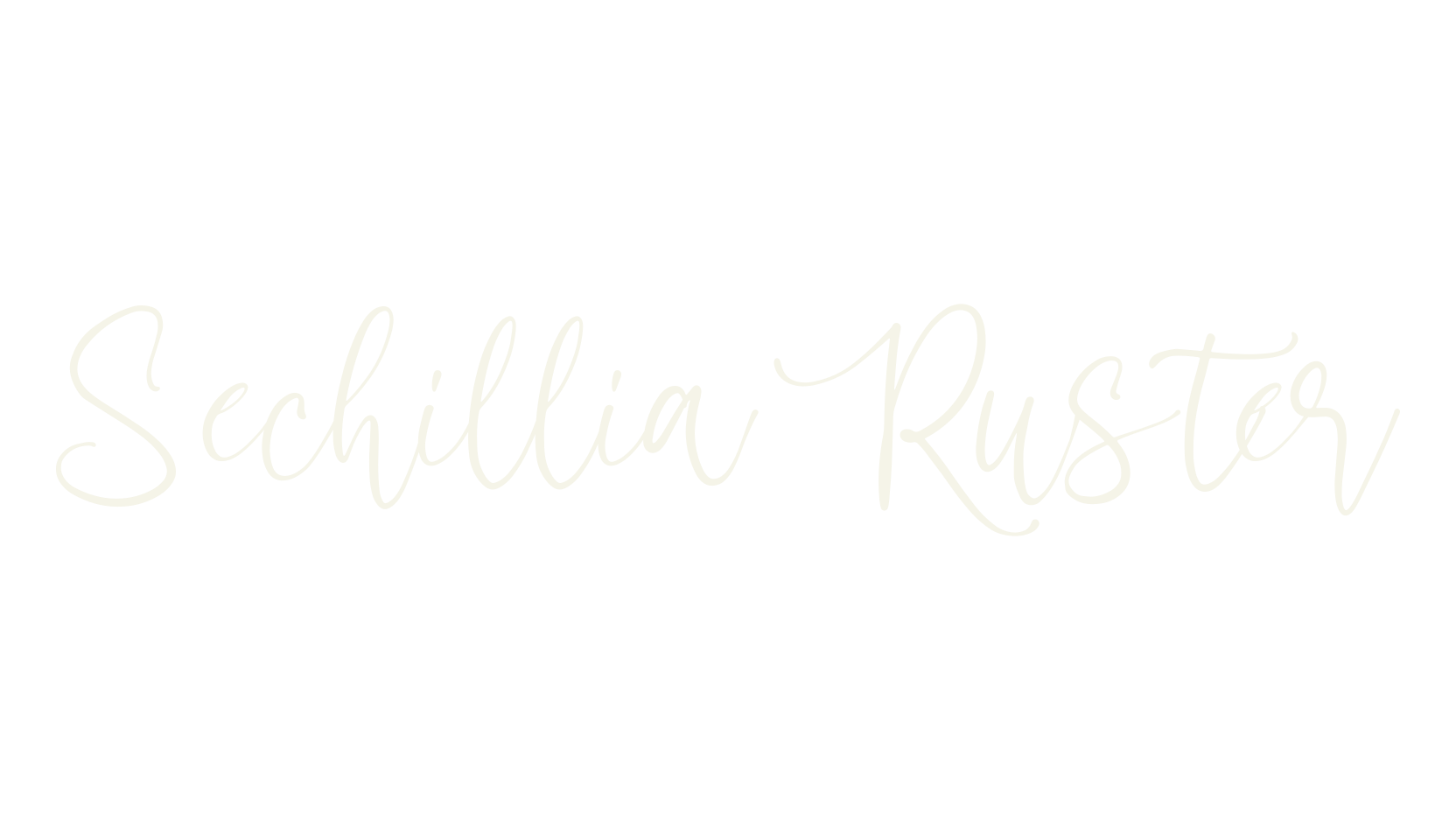 Sechillia Ruster, tattoo font preview