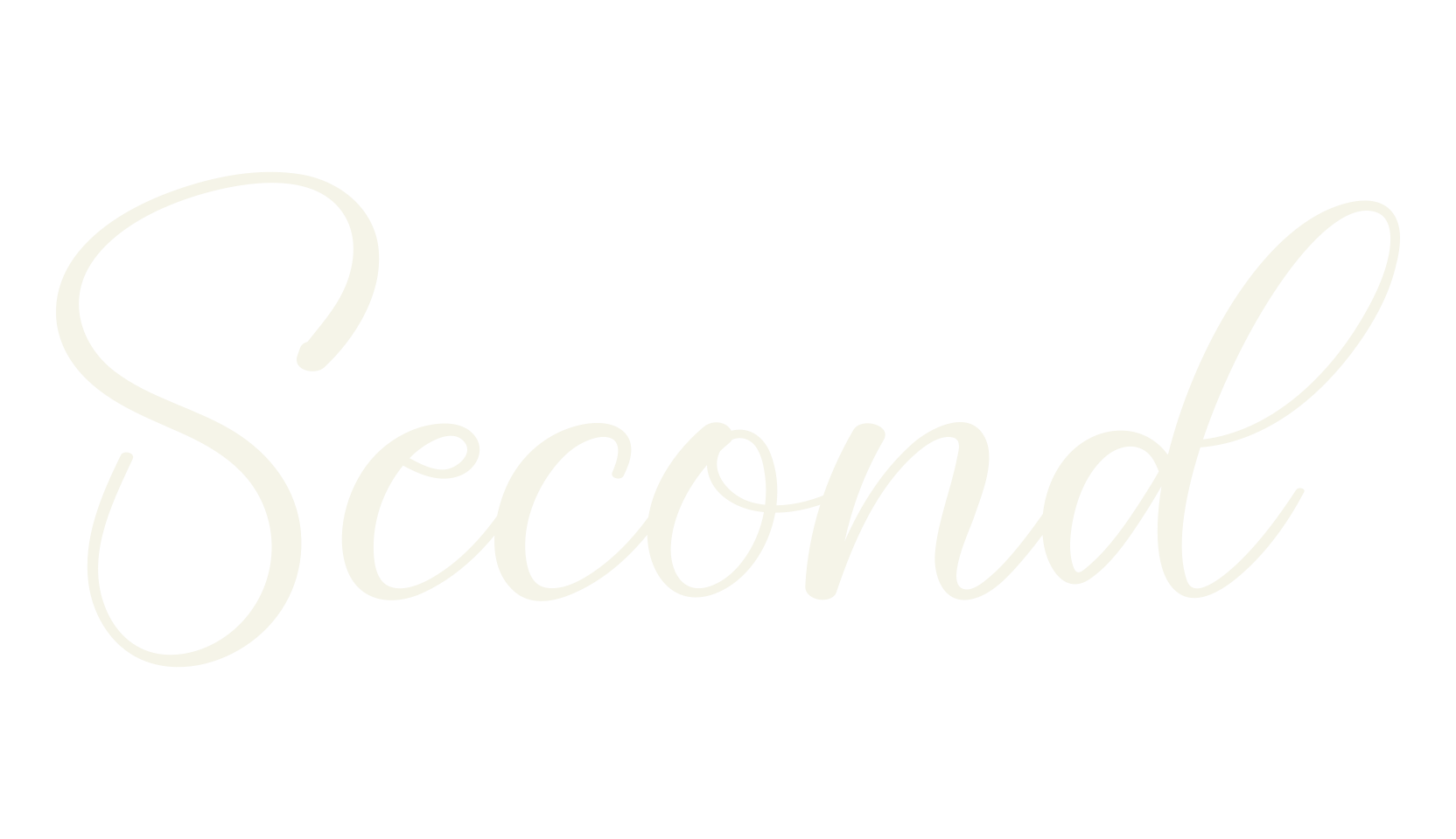 Second, fashion script font preview