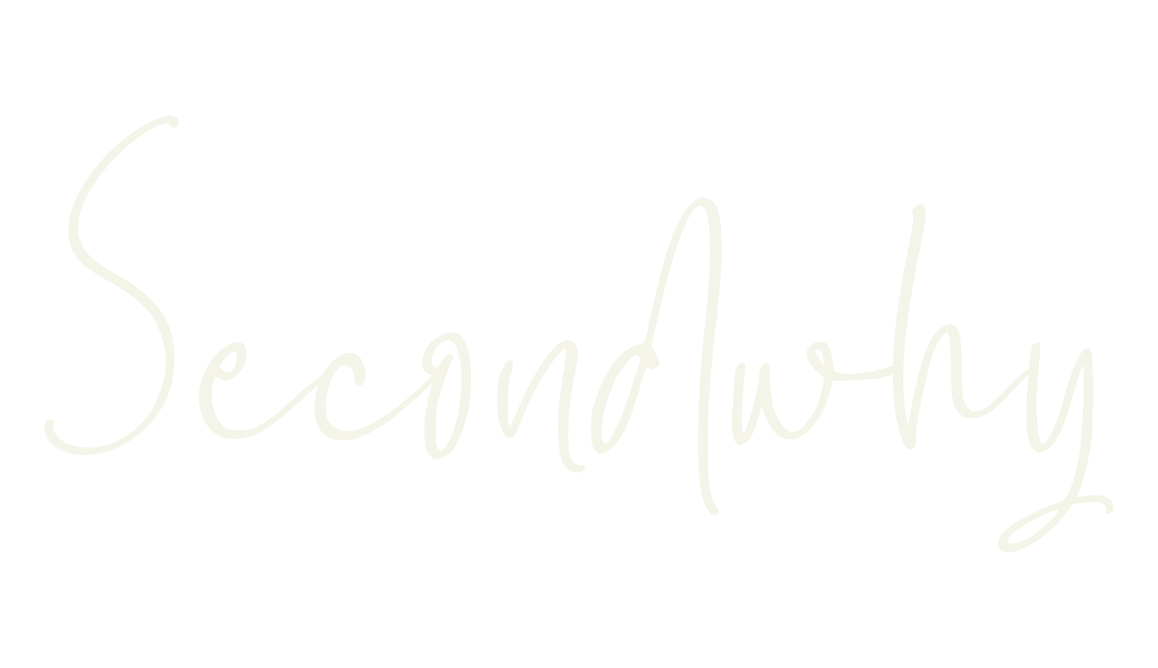 Secondwhy, cursive font preview