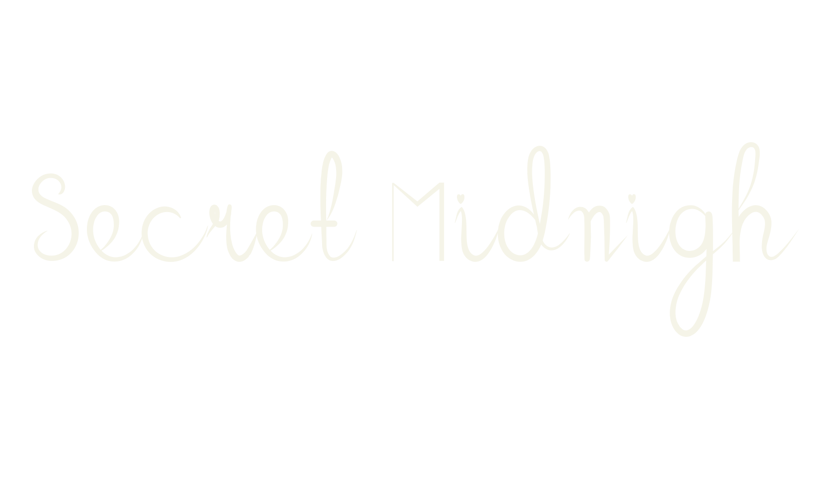 Secret Midnigh, calligraphy font preview