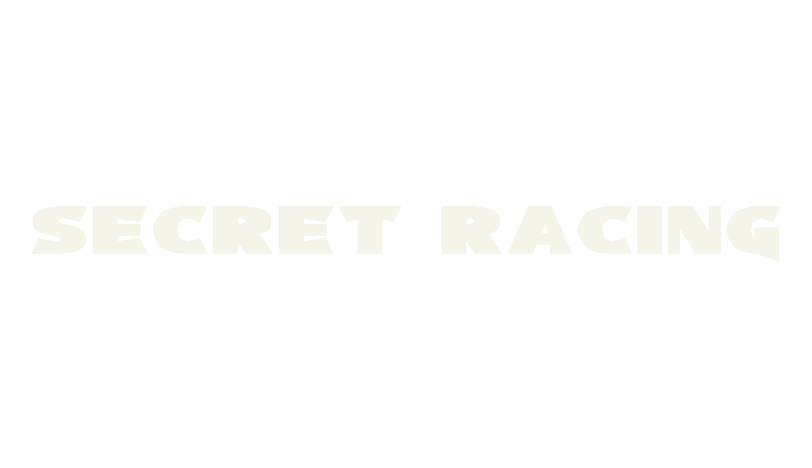 Secret Racing, racing font preview
