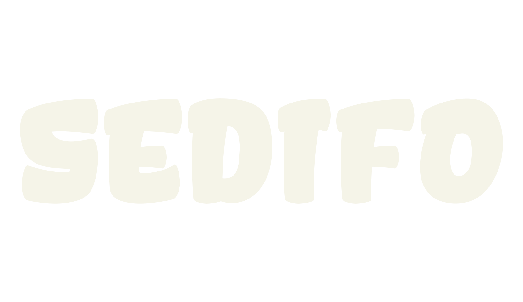 SEDIFO, bubble letters font preview