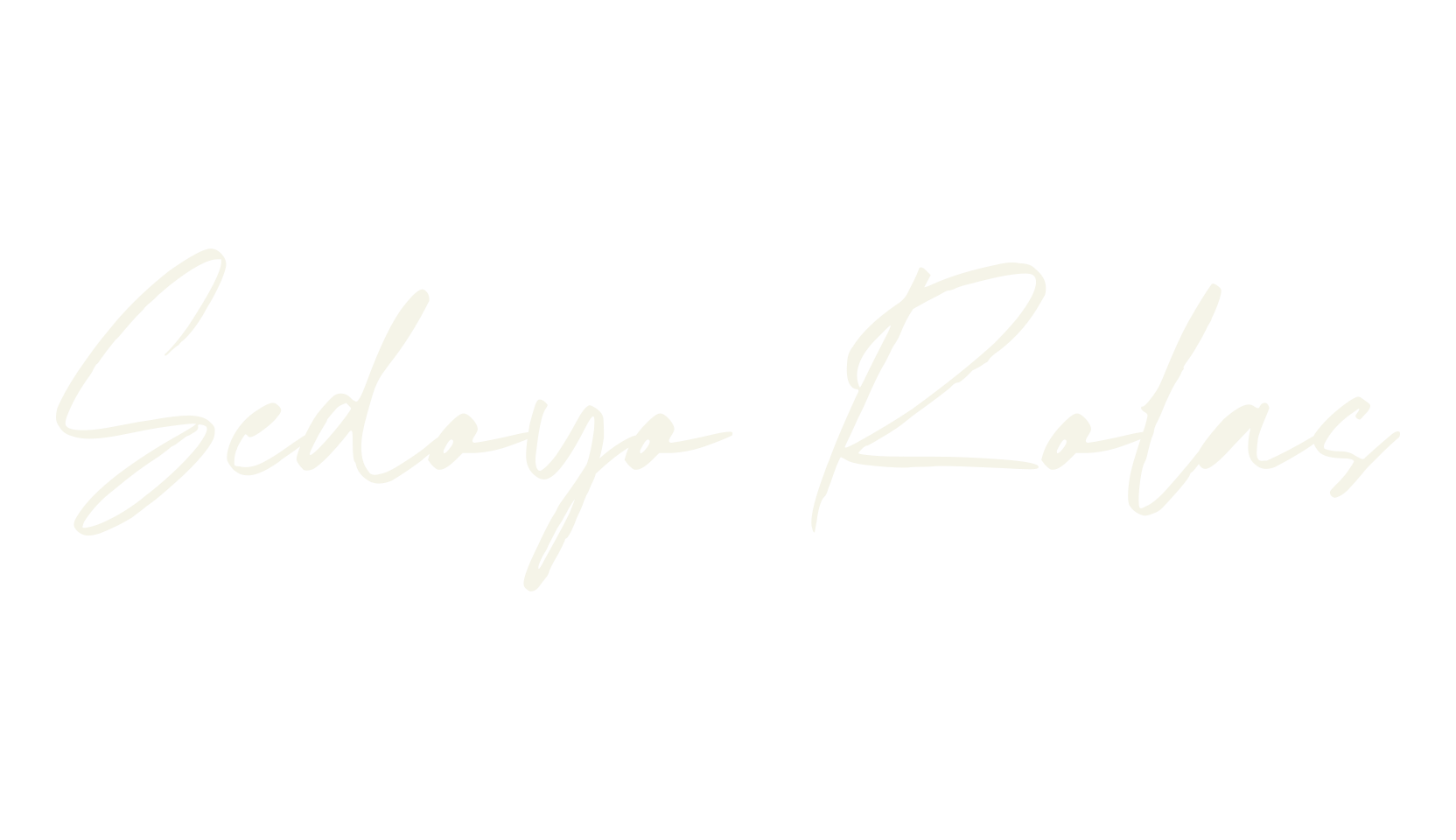 Sedoyo Rolas, handwriting font preview