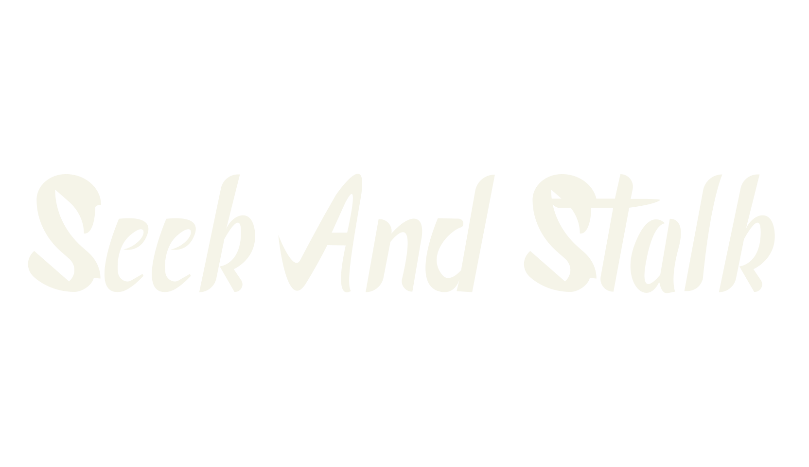 Seek And Stalk, fun font preview