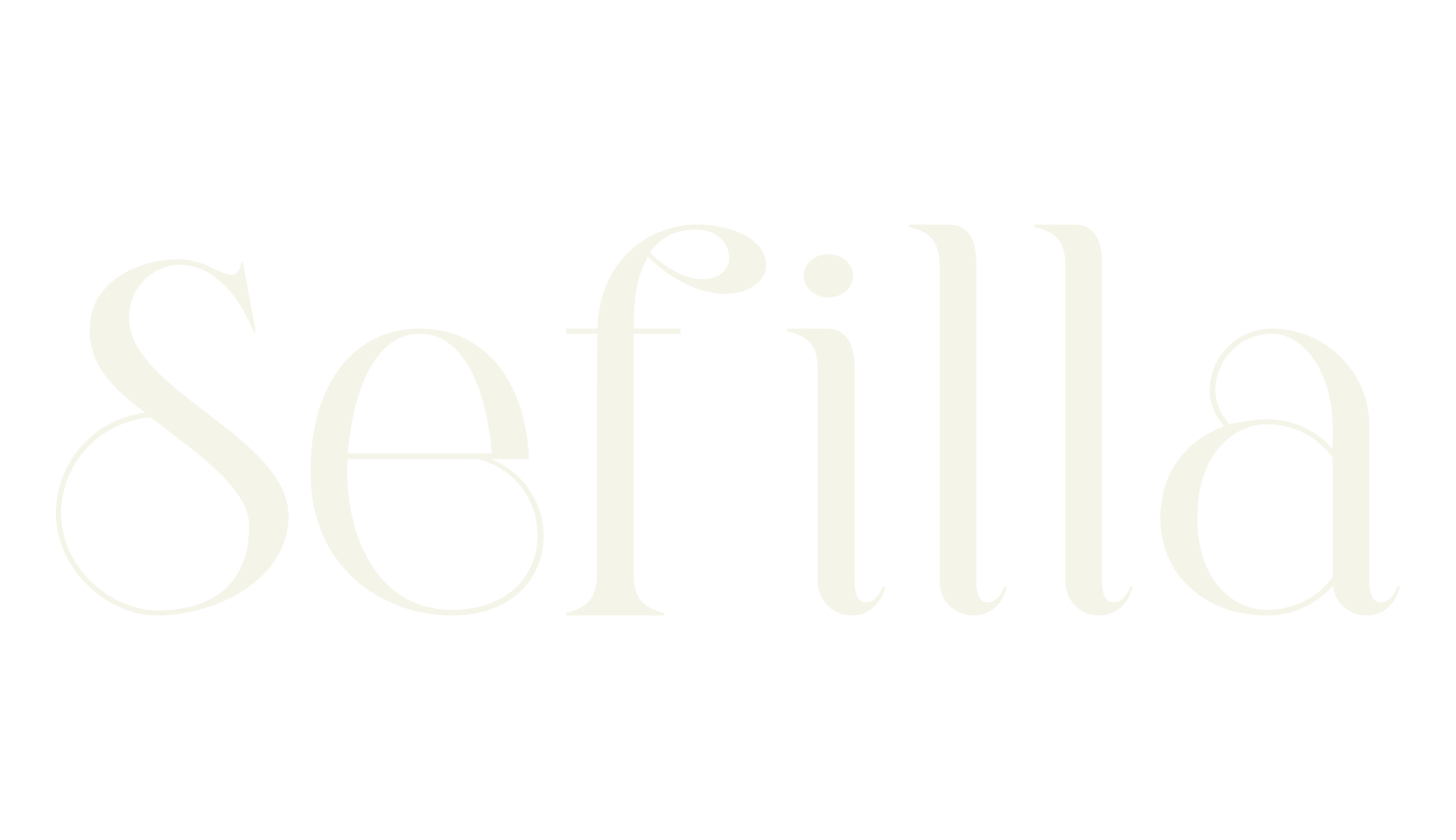 Sefilla, lettering font preview
