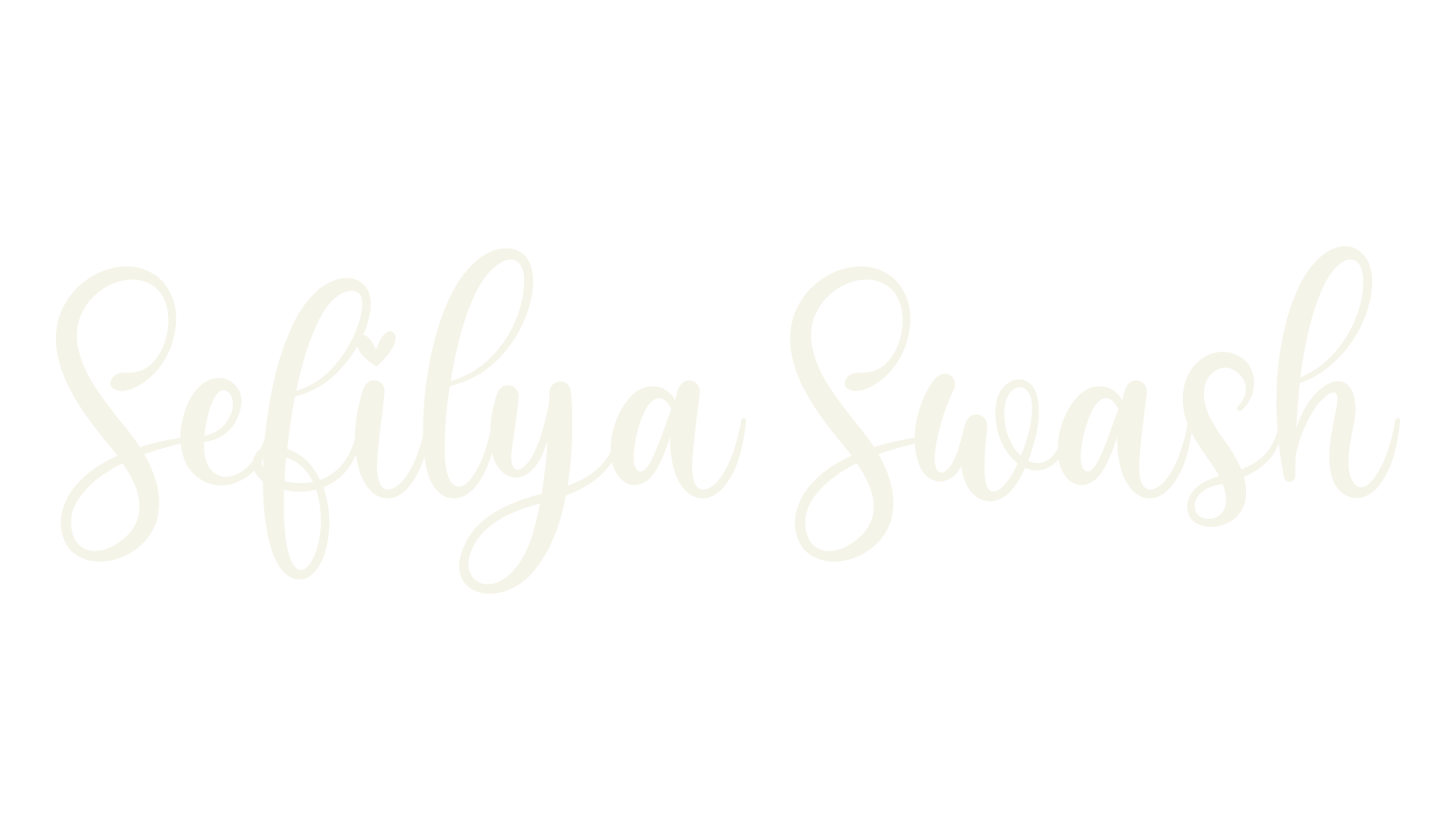 Sefilya Swash, calligraphy font preview