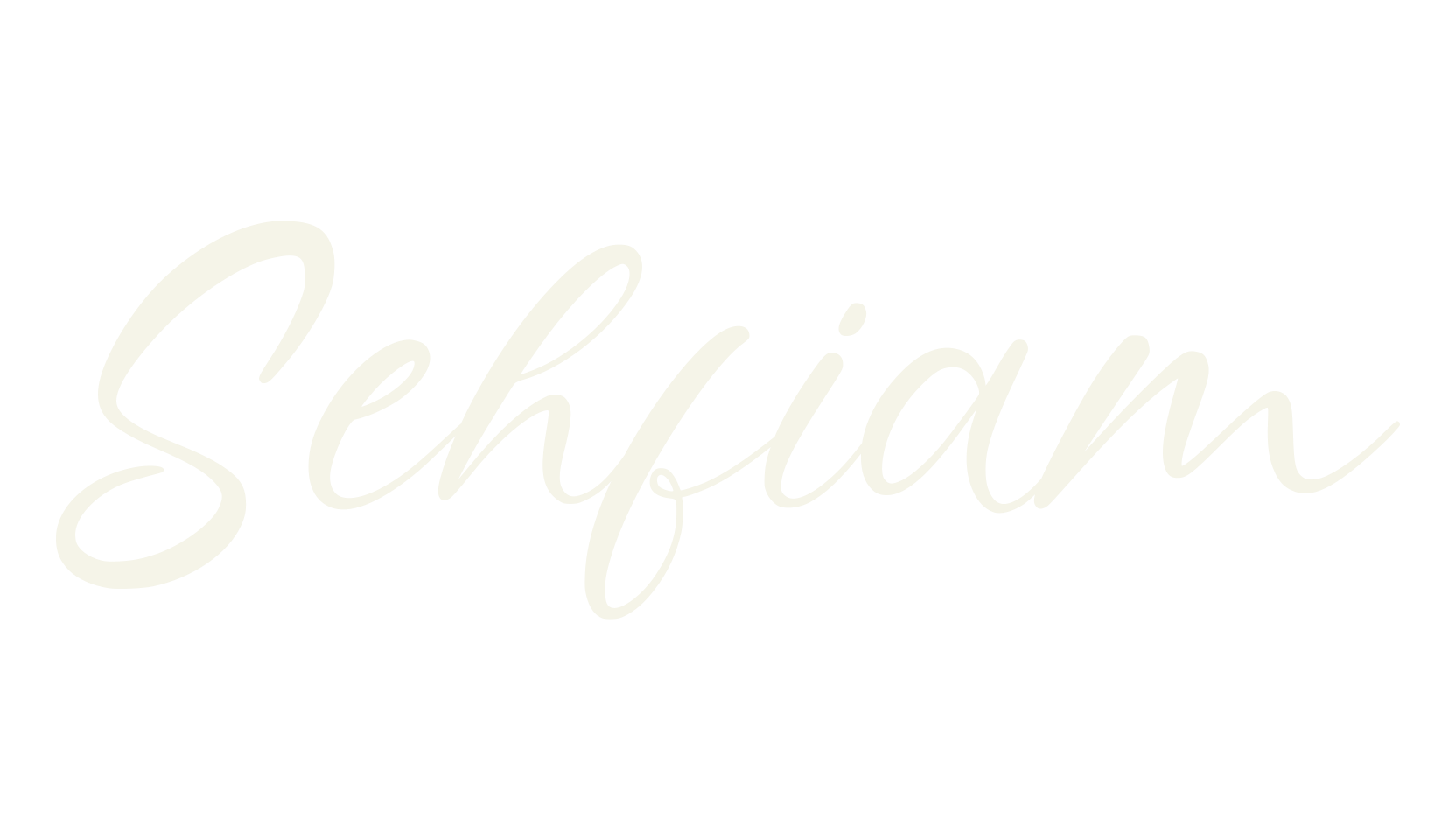 Sehfiam, fancy font preview