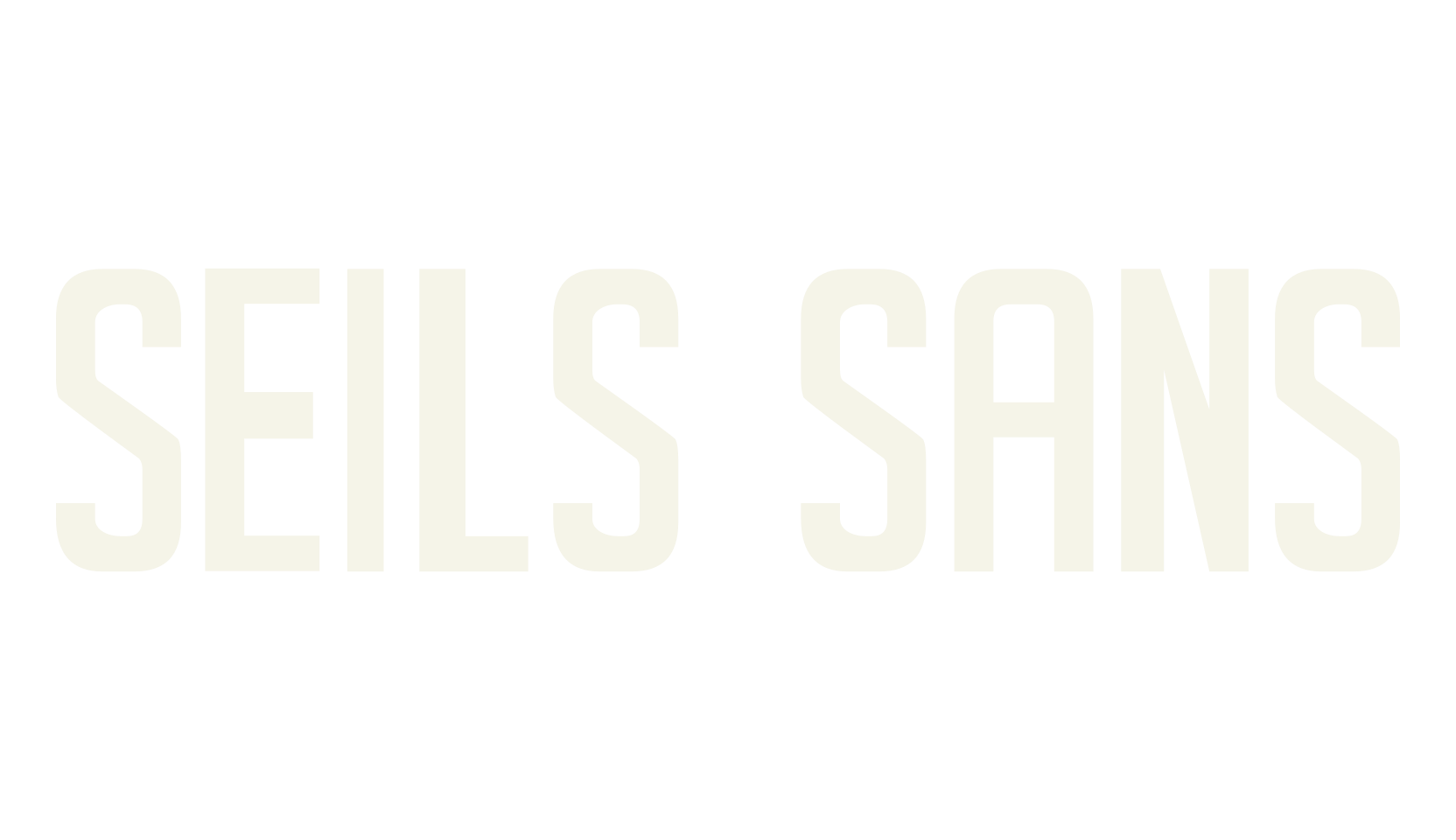 Seils Sans, sans serif font preview