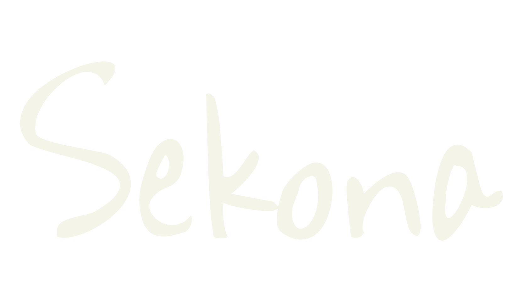 Sekona, handwritten font preview