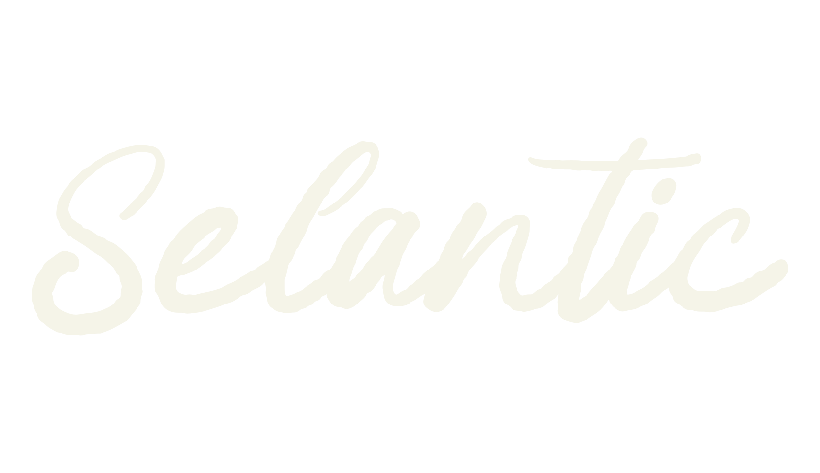 Selantic, script font preview