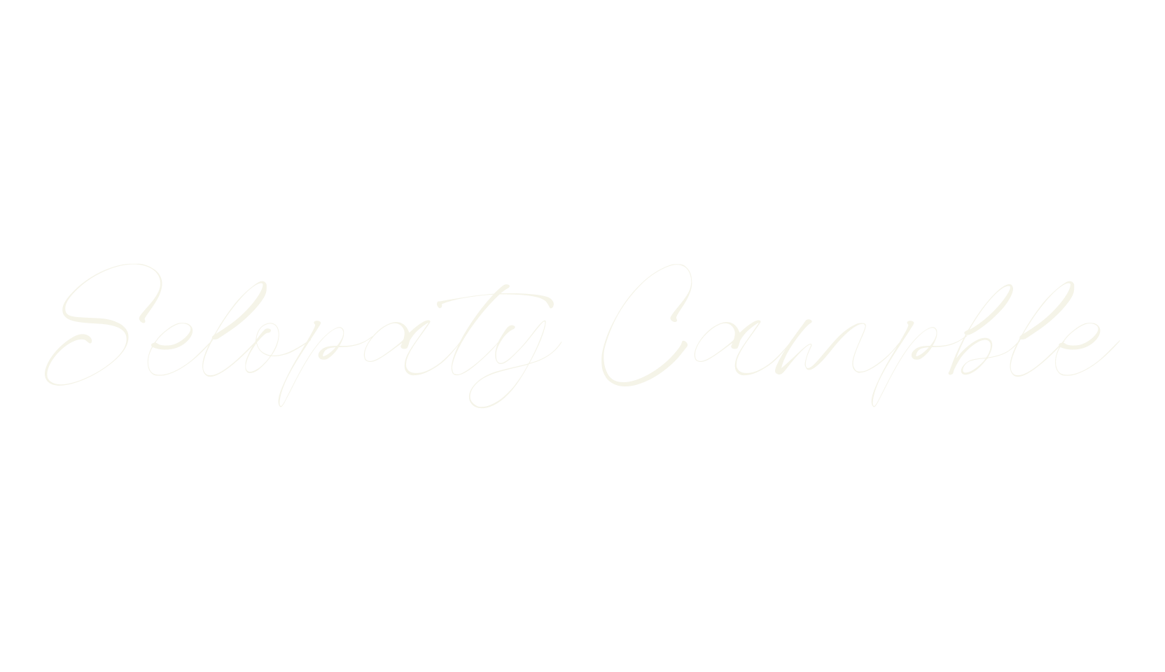 Selopaty Campble, calligraphy font preview