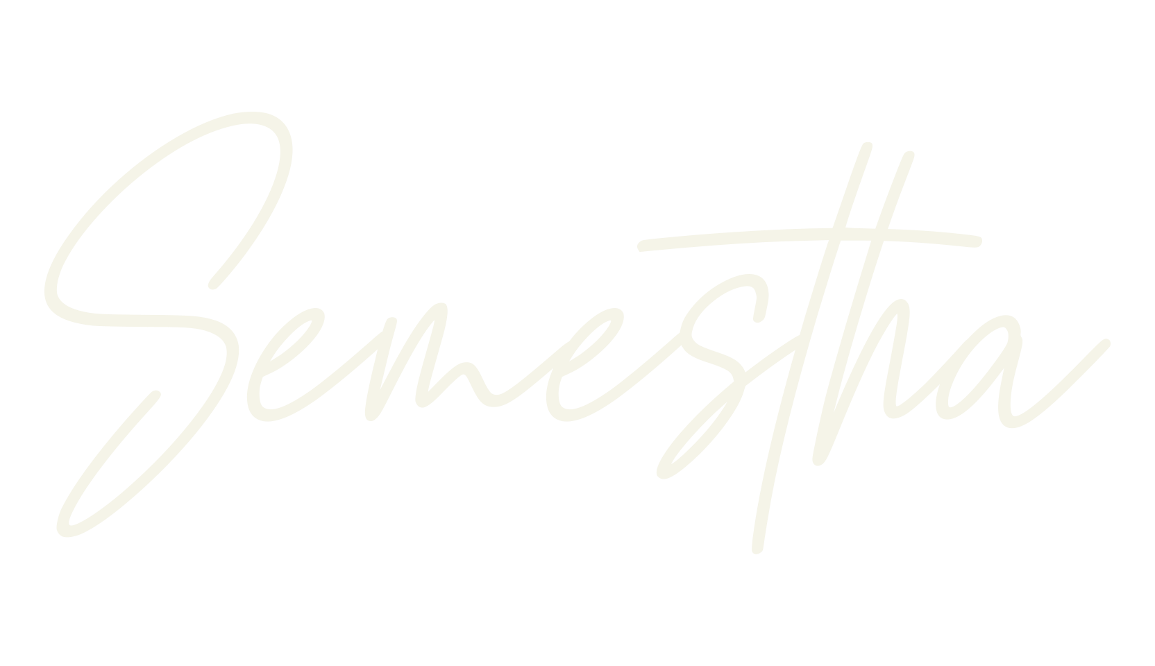 Semestha, handwriting font preview