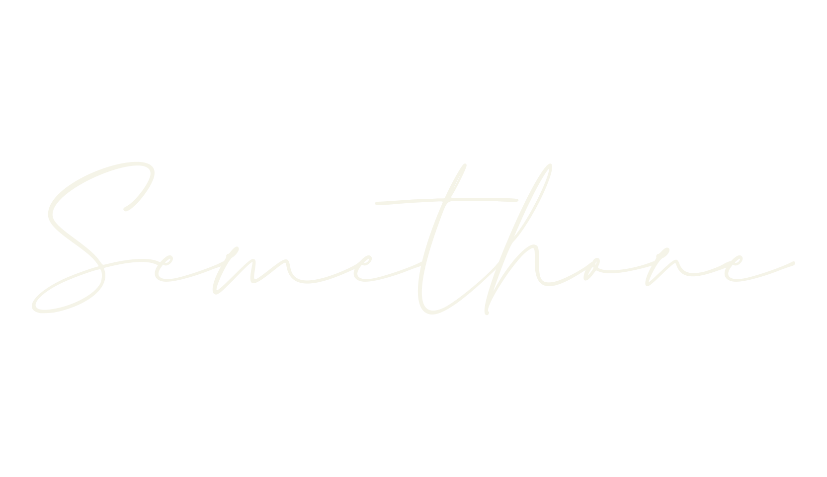 Semethone, script font preview