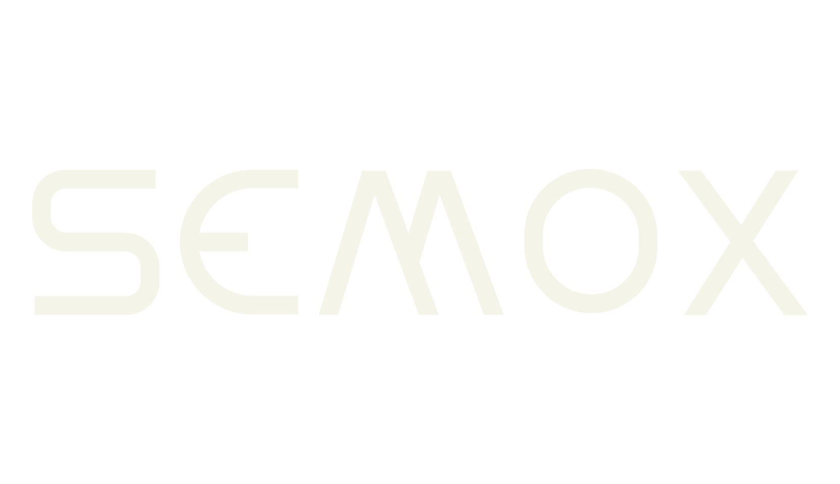 Semox, retro font preview
