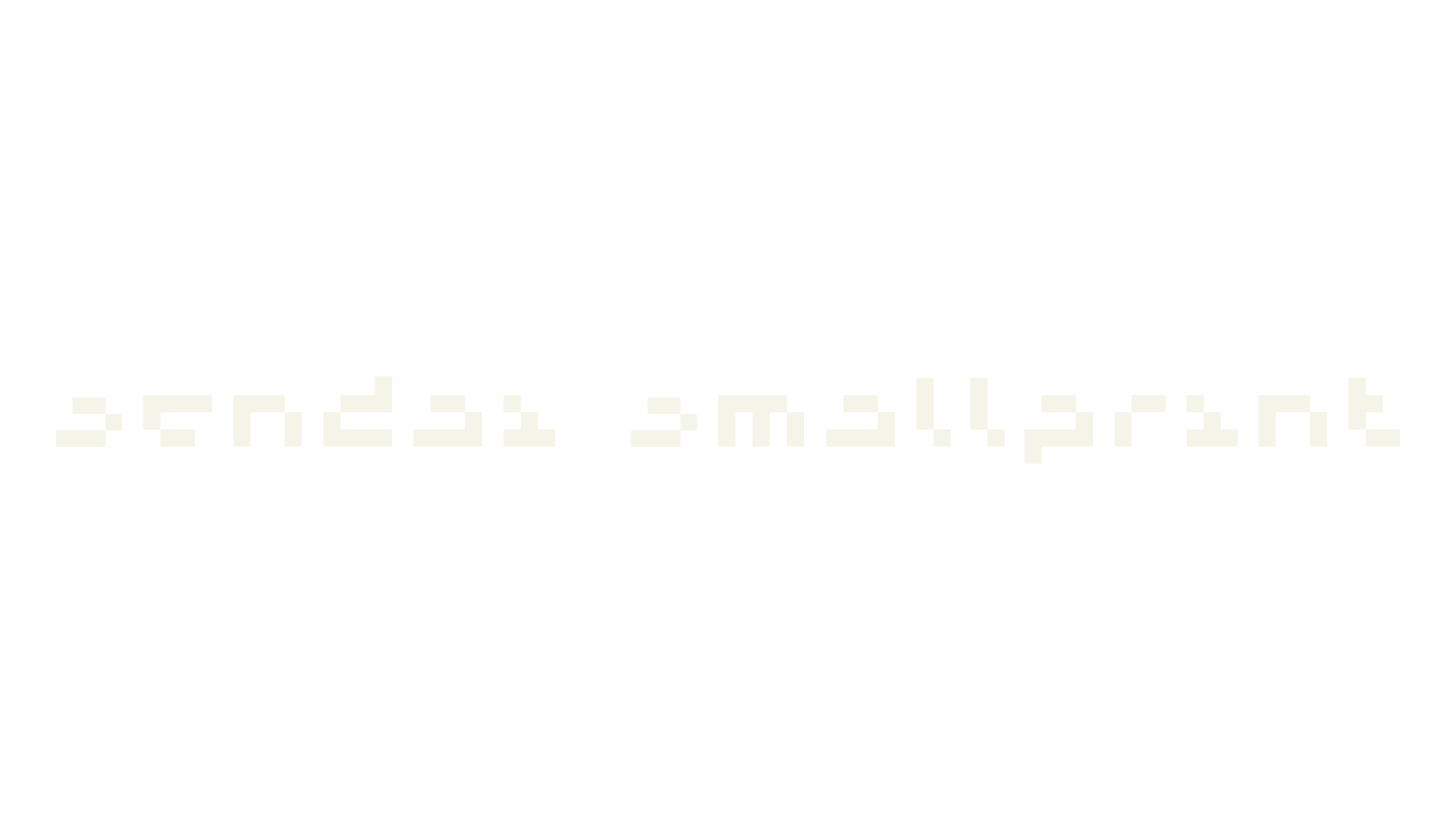 Sendai Smallprint, pixel font preview