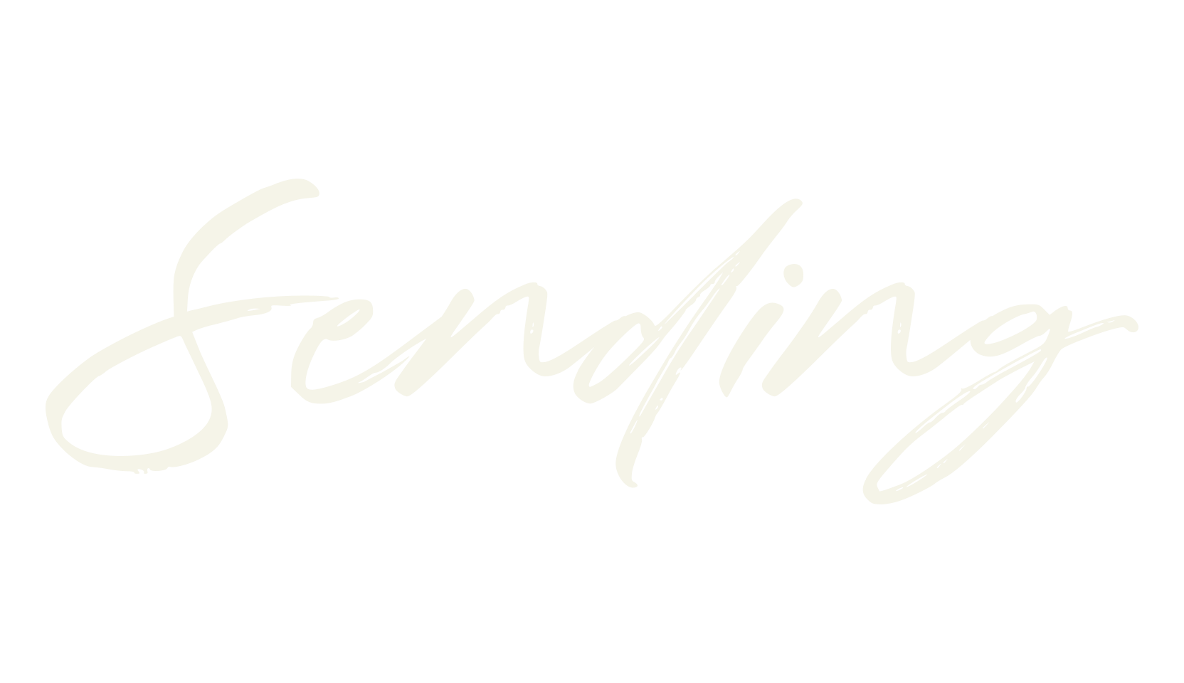Sending, fashion script font preview