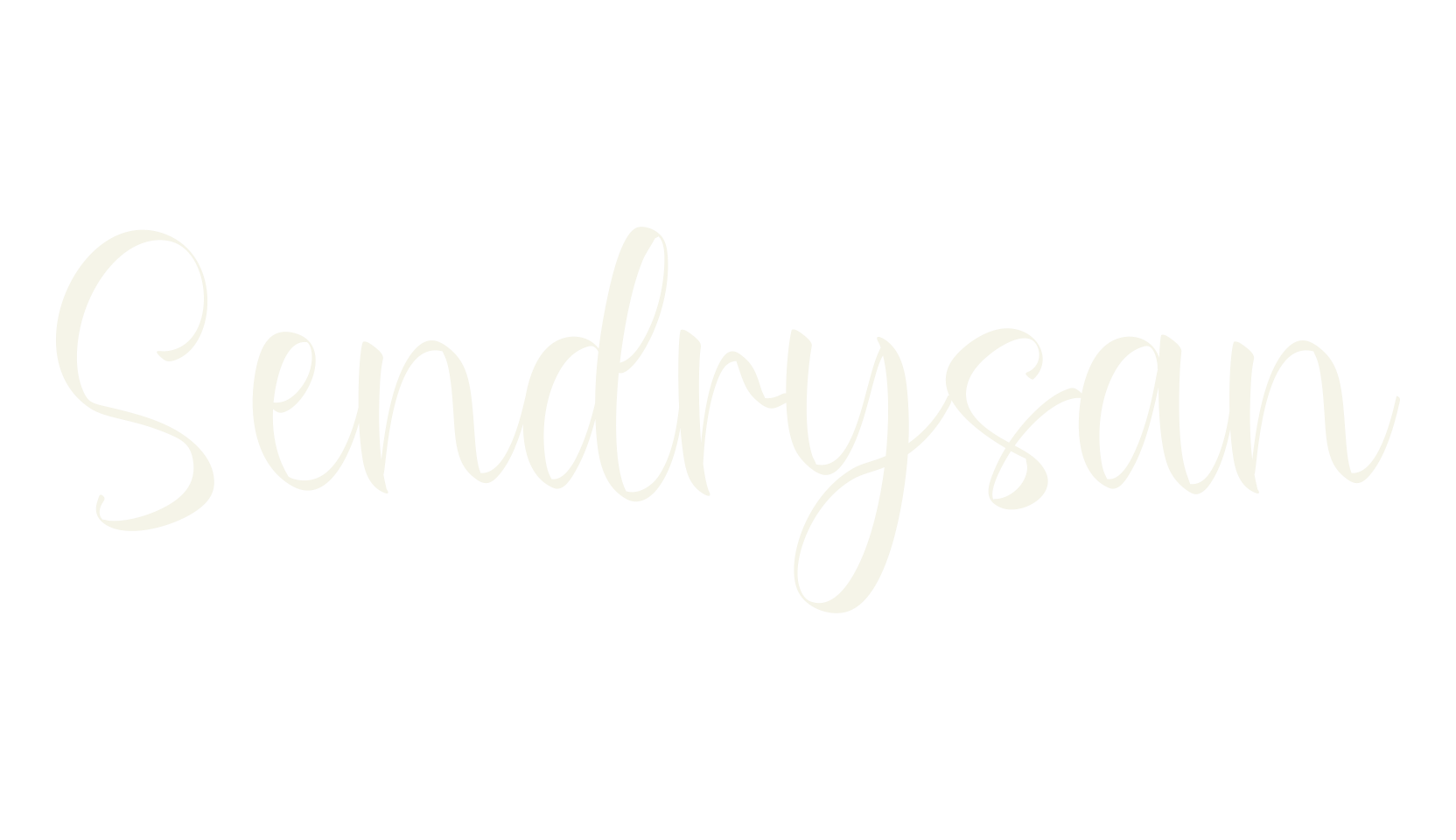 Sendrysan, wedding font preview