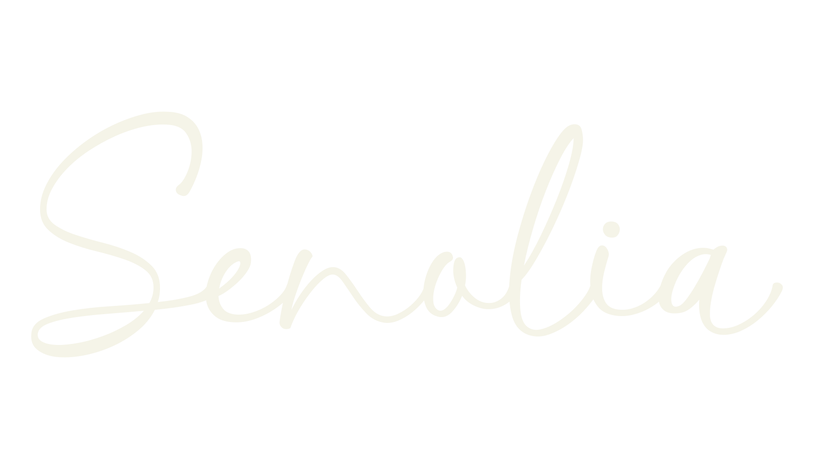 Senolia, calligraphy font preview