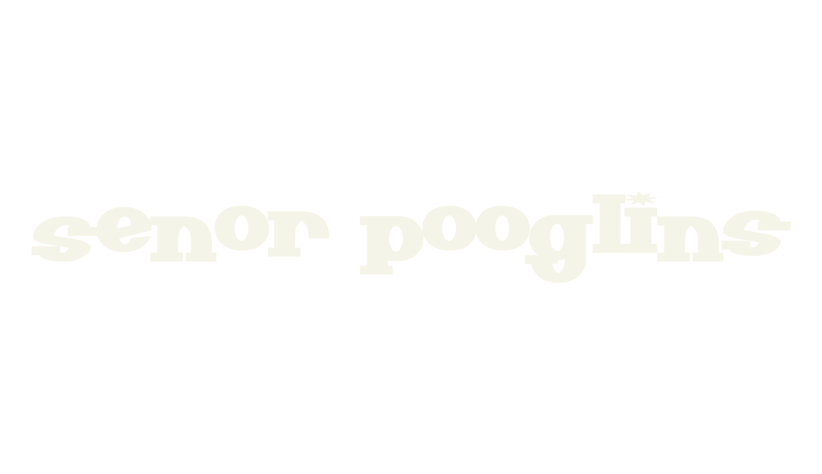 Senor Pooglins, serif font preview
