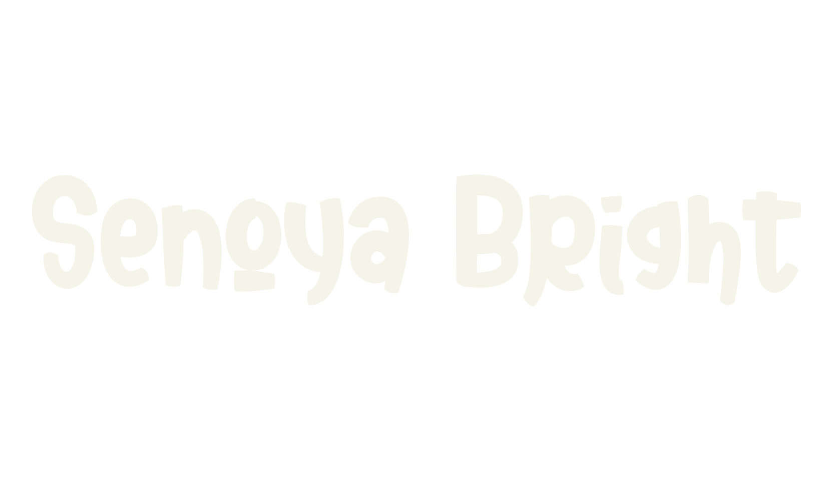 Senoya Bright, children font preview