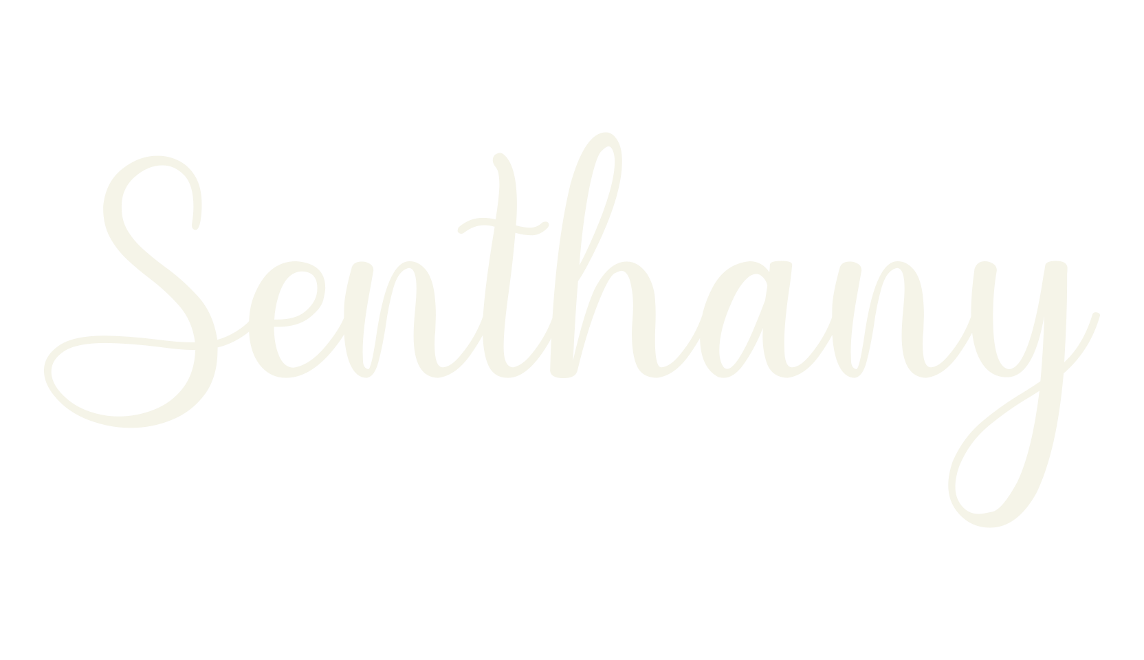 Senthany, cool font preview