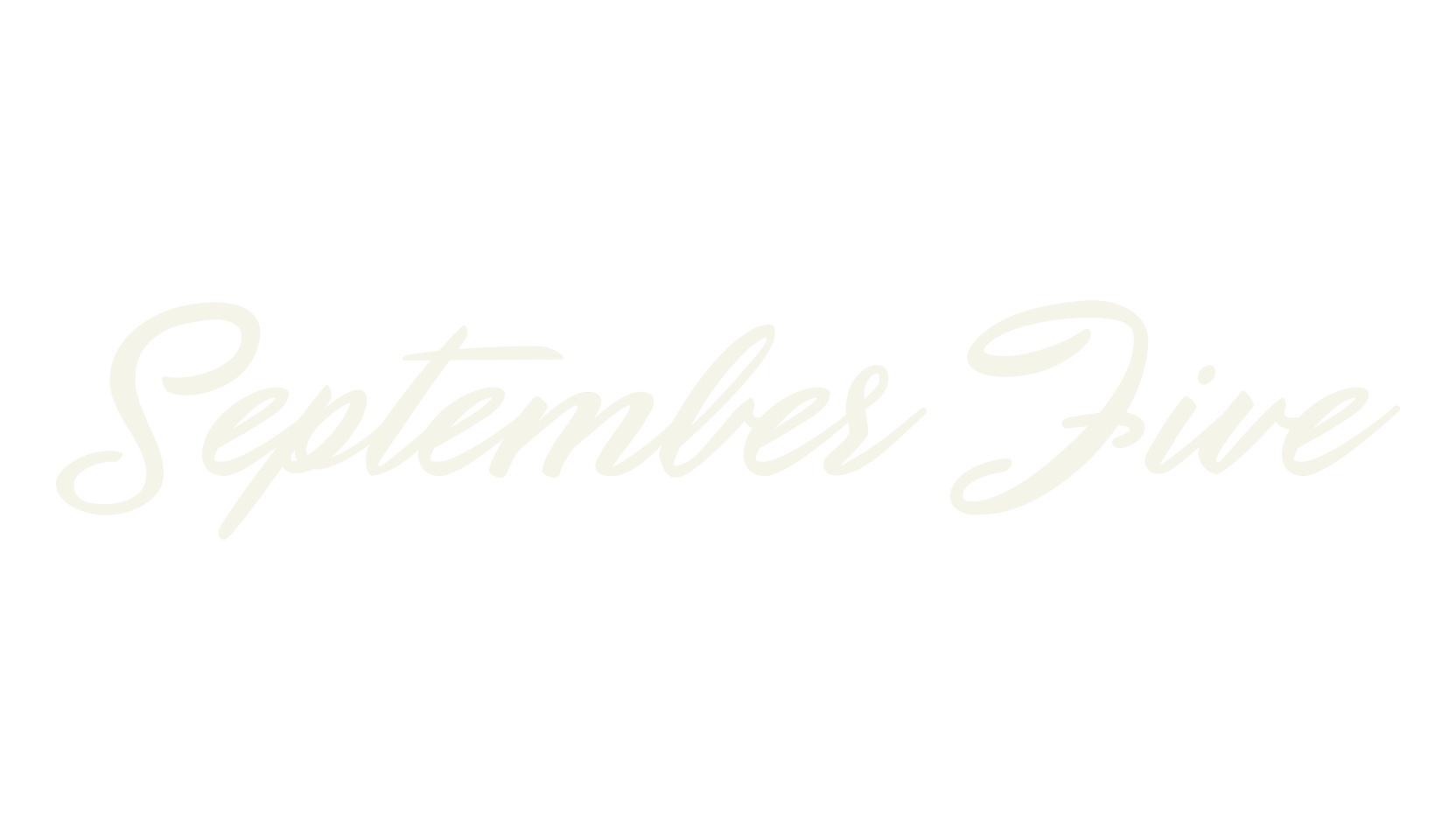 September Five, fashion script font preview