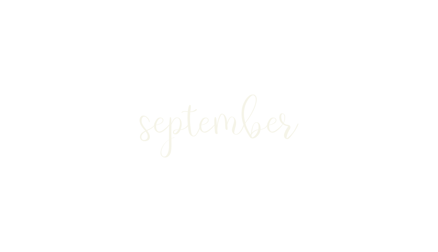 september, handwriting font preview