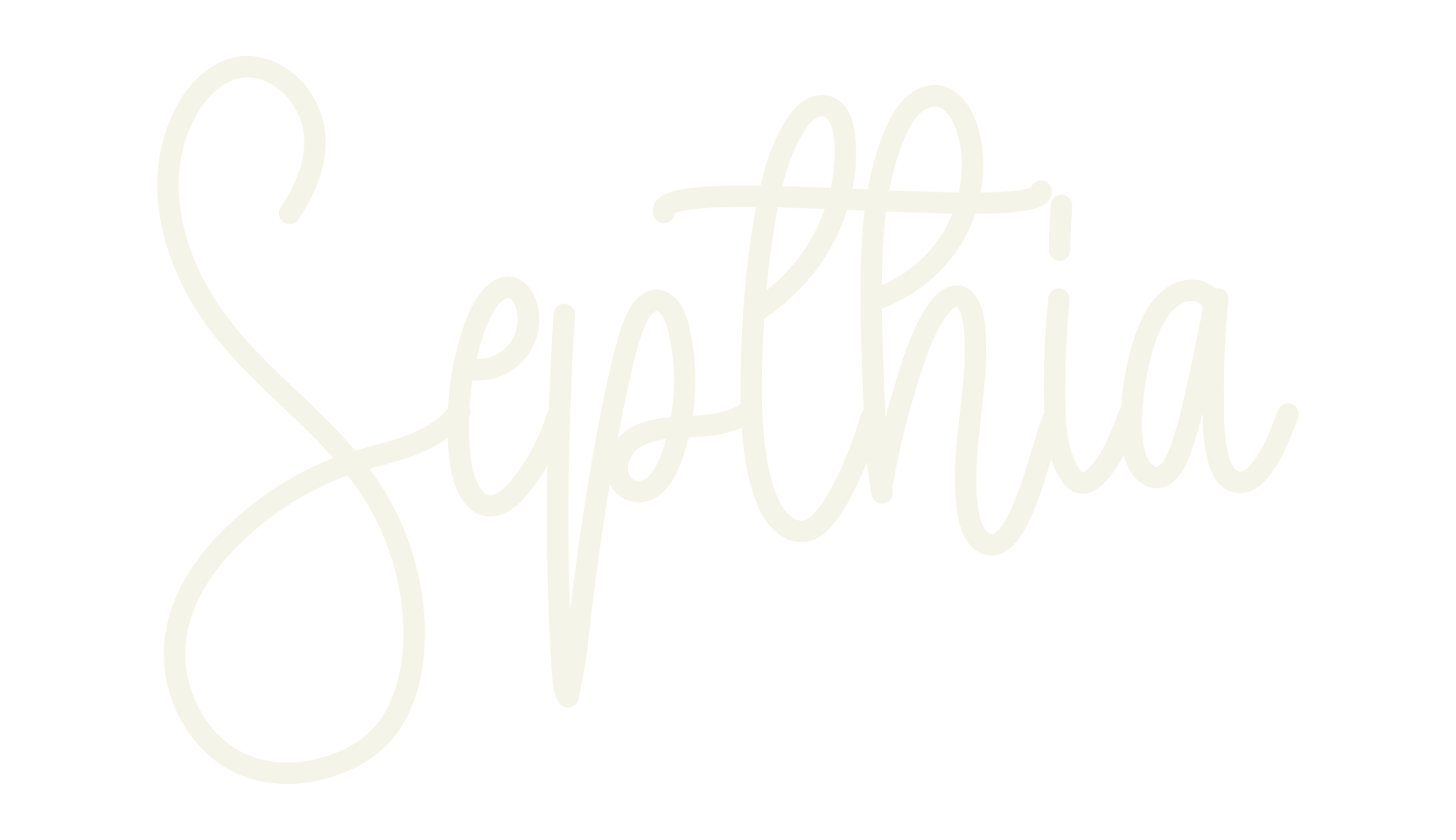 Septhia, calligraphy font preview
