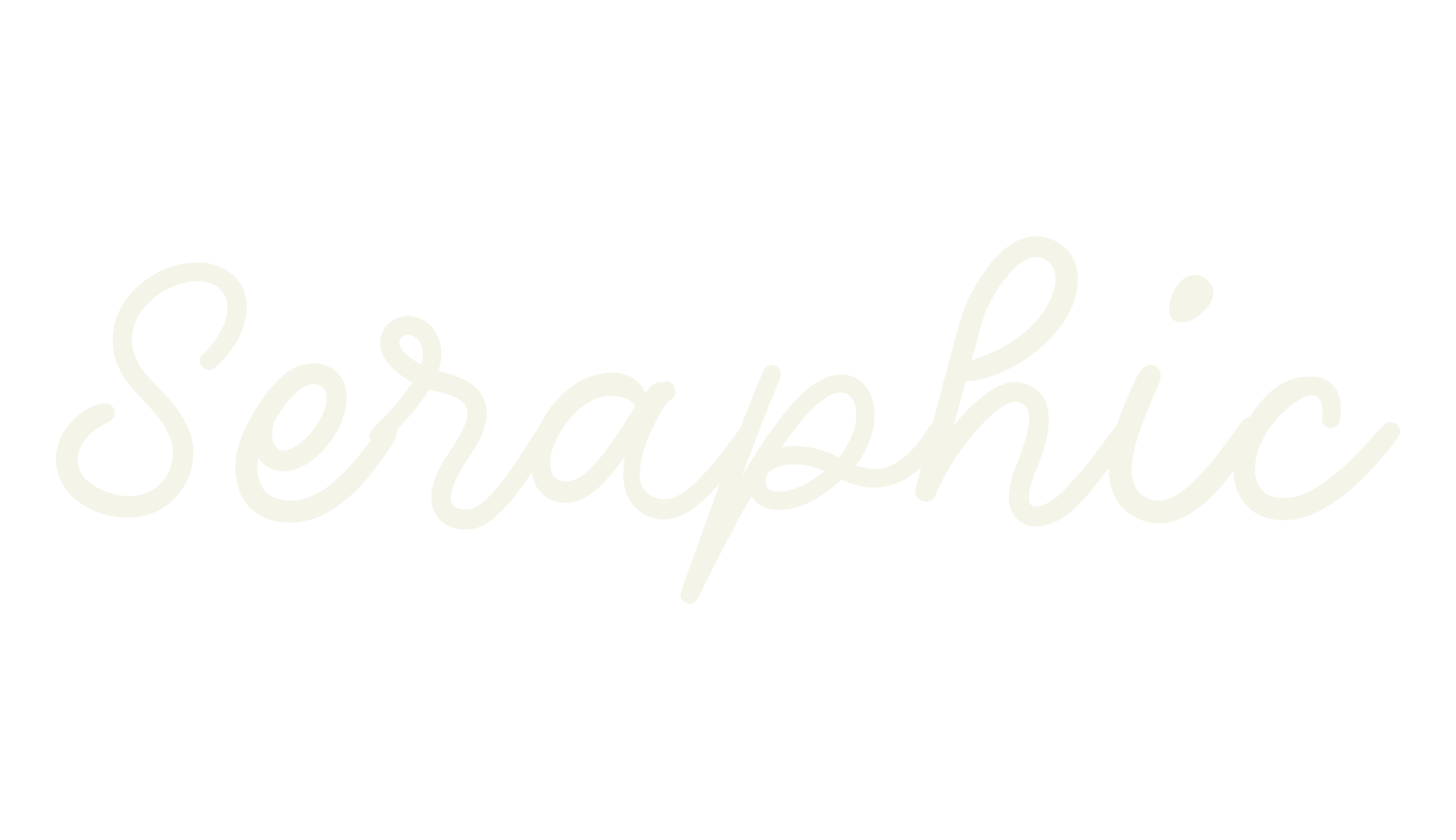 Seraphic, calligraphy font preview