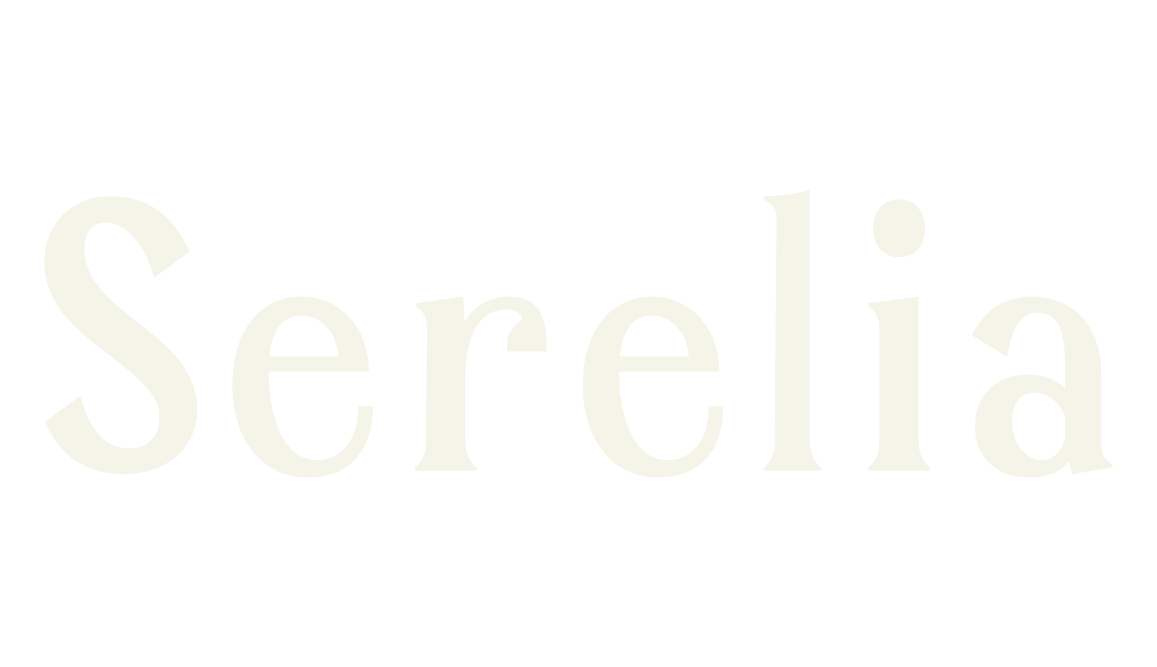 Serelia, bold font preview