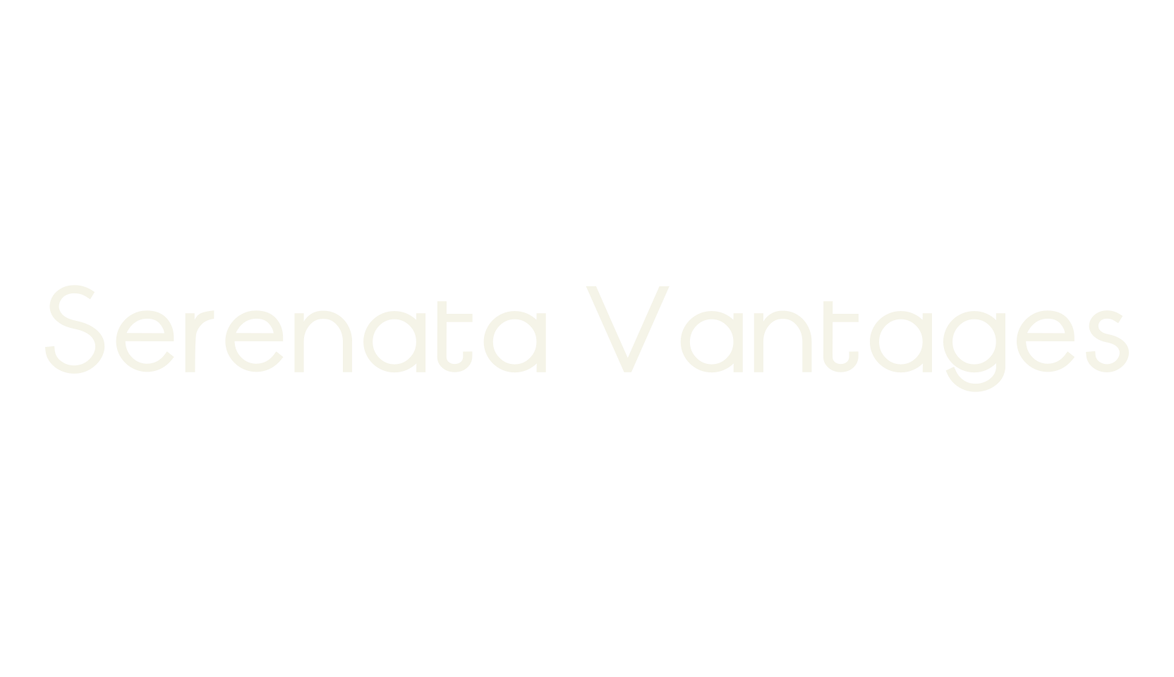 Serenata Vantages, simple font preview