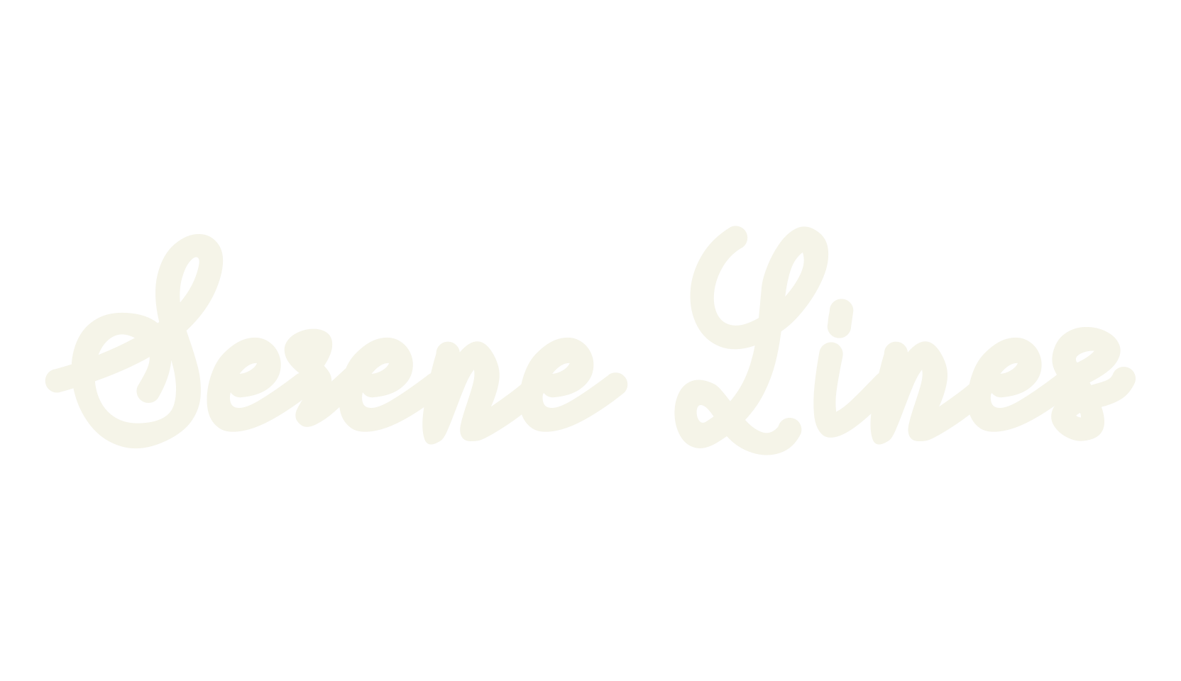 Serene Lines, thick font preview
