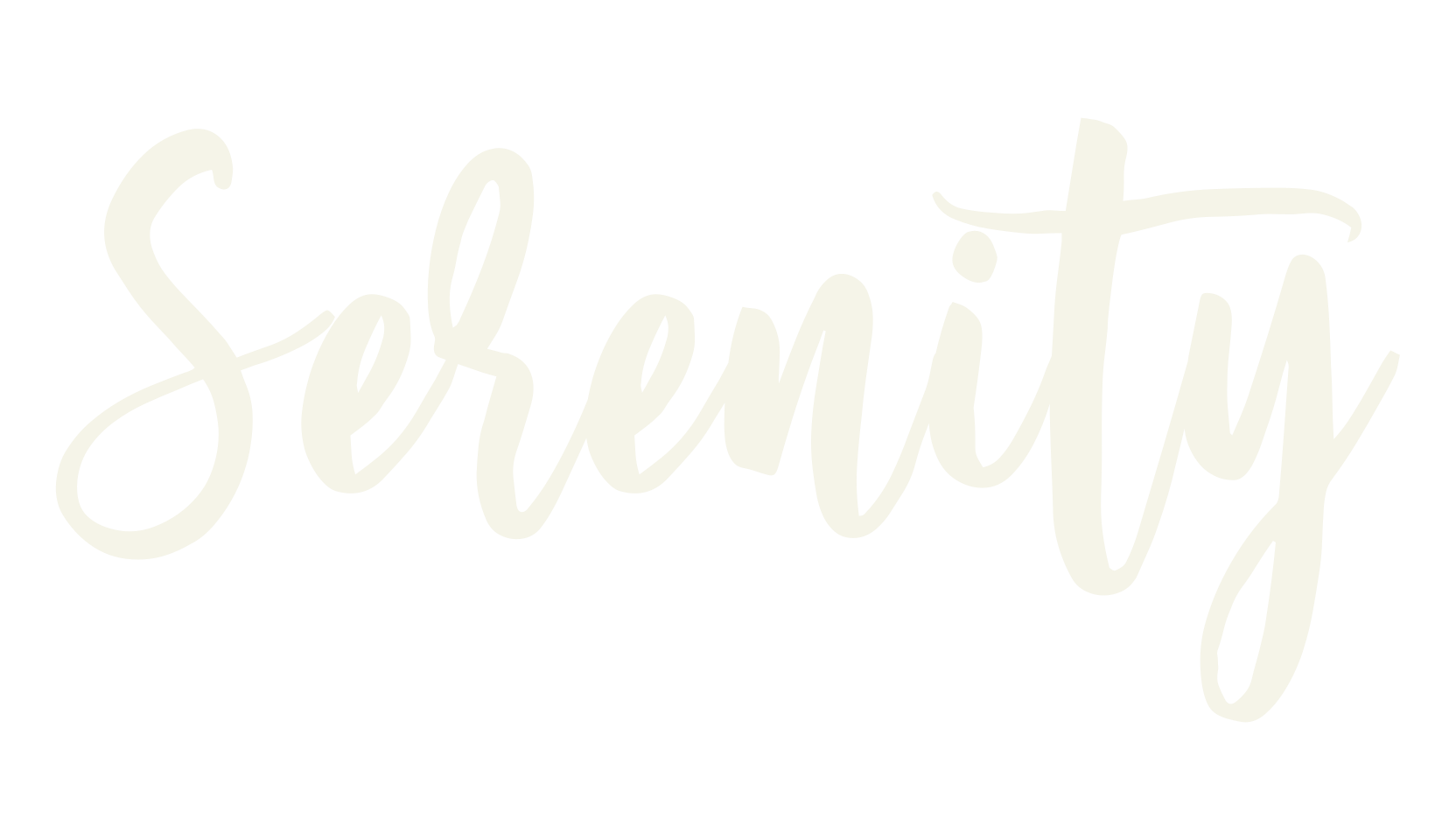 Serenity, fashion script font preview